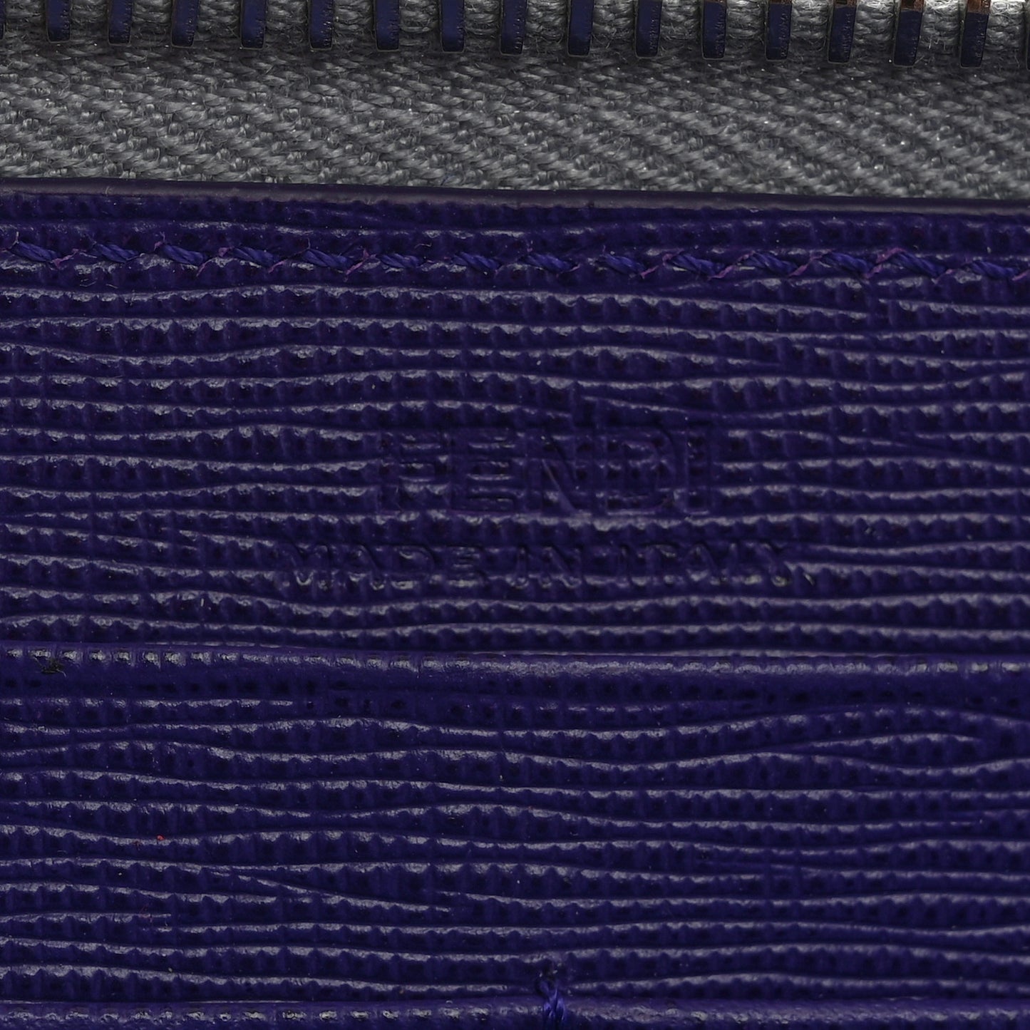 Vitello Elite Studded Hypnoteyes Zip Around Wallet Polvere Multicolor