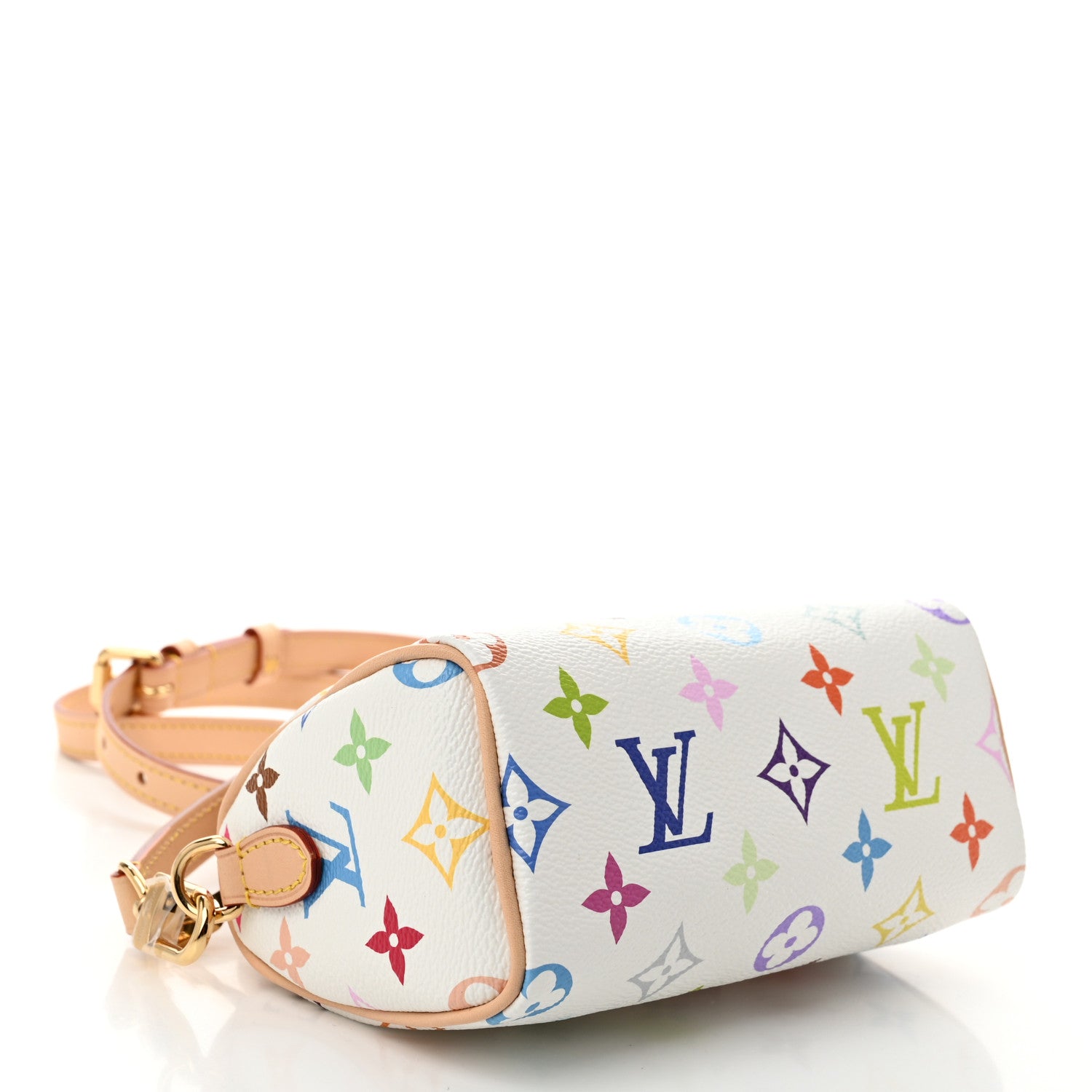 Louis Vuitton LV X TM Monogram Multicolor Nano Speedy White 4 of 10