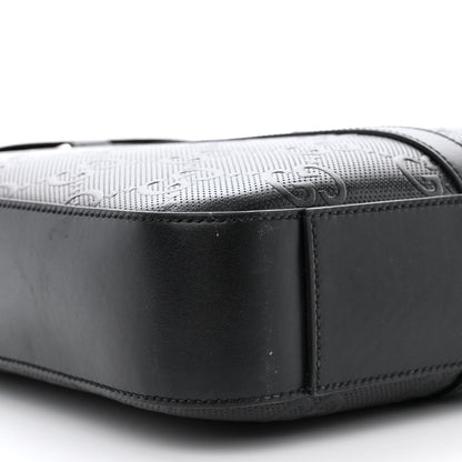 Gucci Calfskin GG Tennis Embossed Briefcase Black 9 of 11