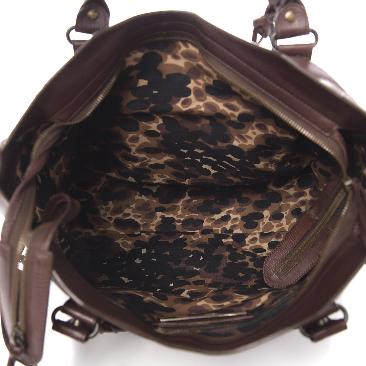 Agneau Classic Hardware Lizard Embossed City Castagna