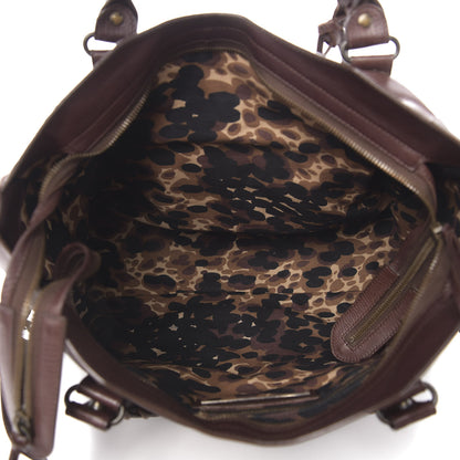 Balenciaga Agneau Classic Hardware Lizard Embossed City Castagna 6 of 11