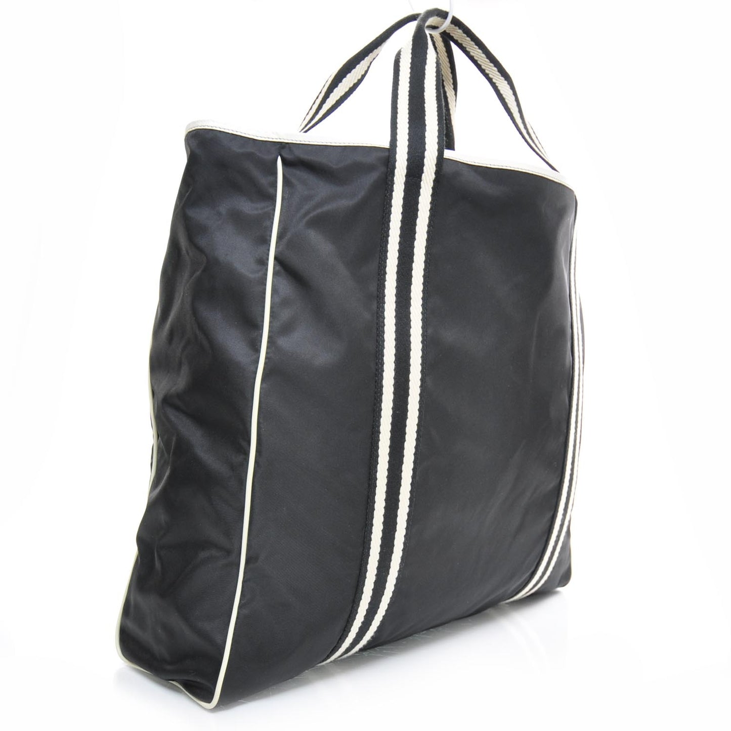 Nylon Large Tote Navy Unisex