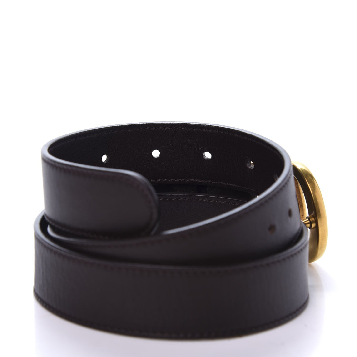 Gucci Calfskin Double G 30mm Belt 75 30 Black 6 of 8