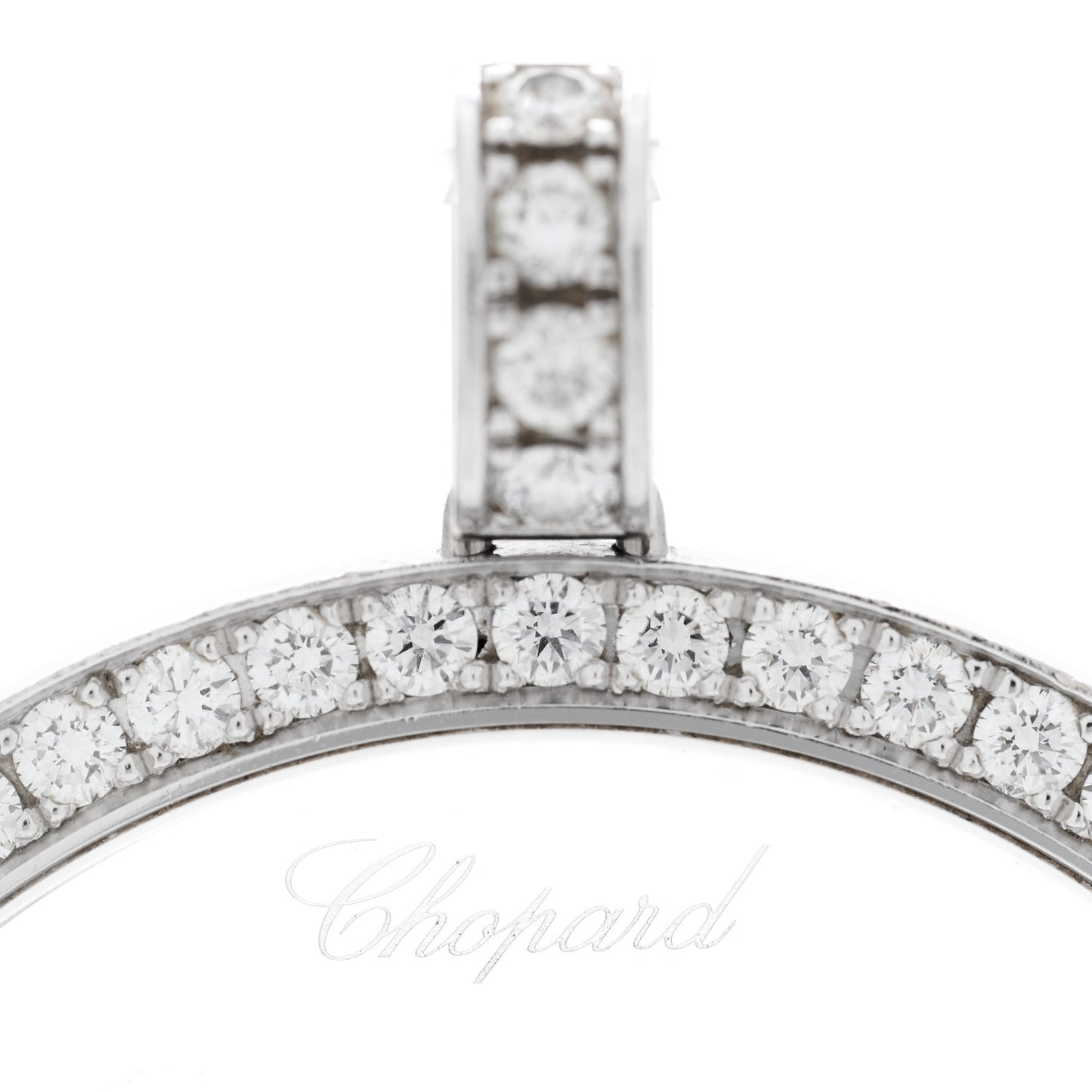 18K White Gold Diamond Happy Diamonds Five Snowflake Pendant