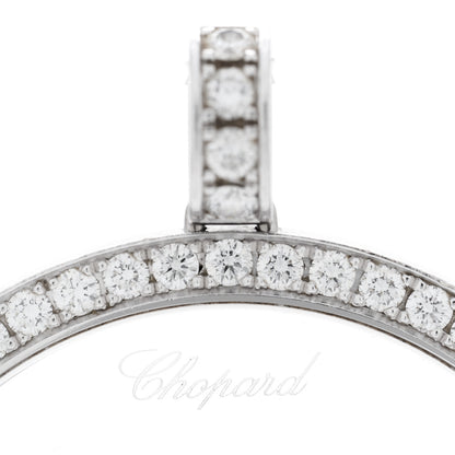 Chopard 18K White Gold Diamond Happy Diamonds Five Snowflake Pendant 5 of 5
