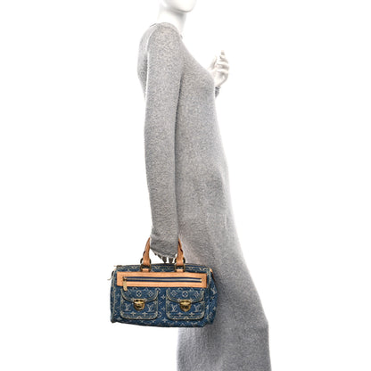 Louis Vuitton Monogram Denim Neo Speedy Blue 3 of 10