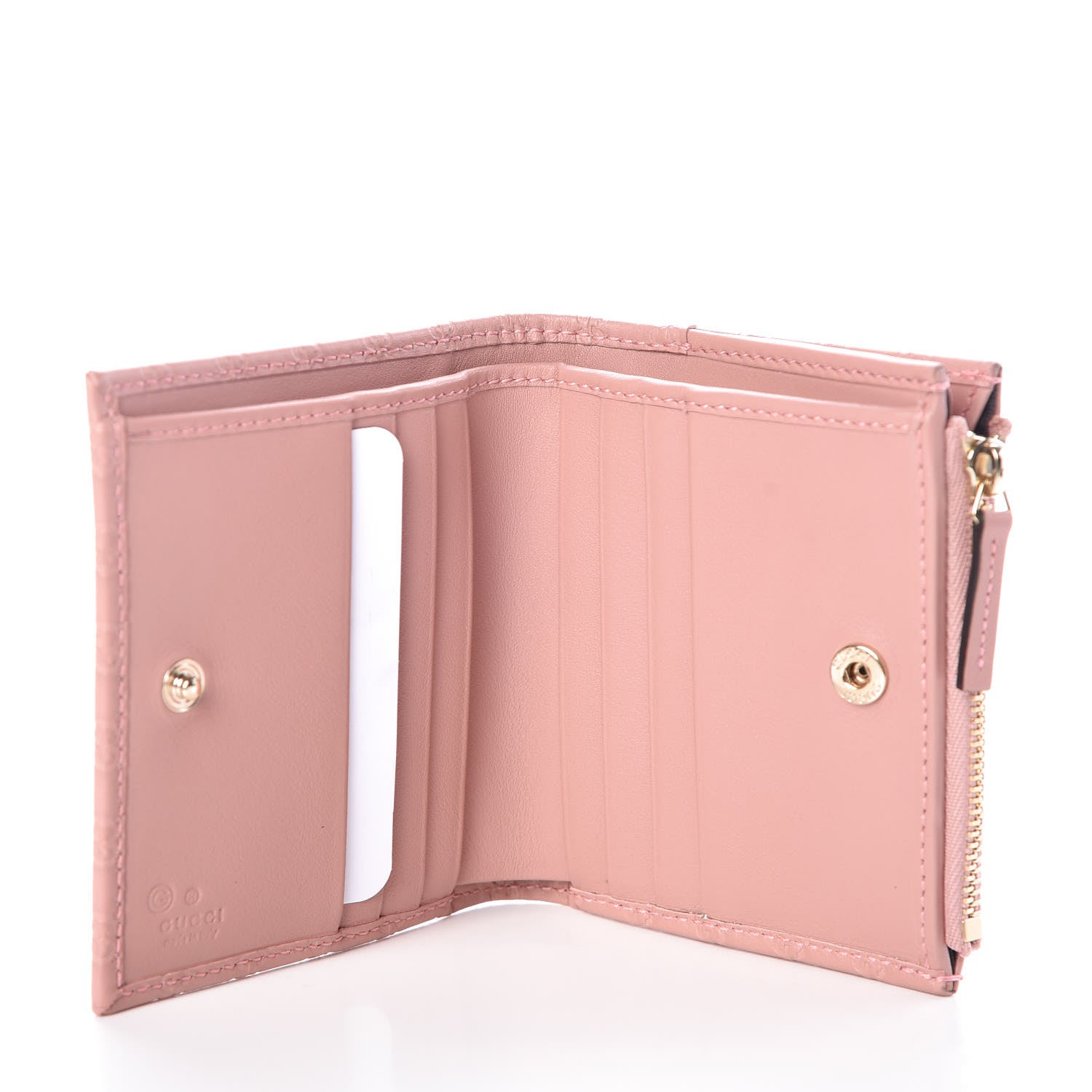 Gucci Microguccissima Bi-Fold Wallet Soft Pink 5 of 7