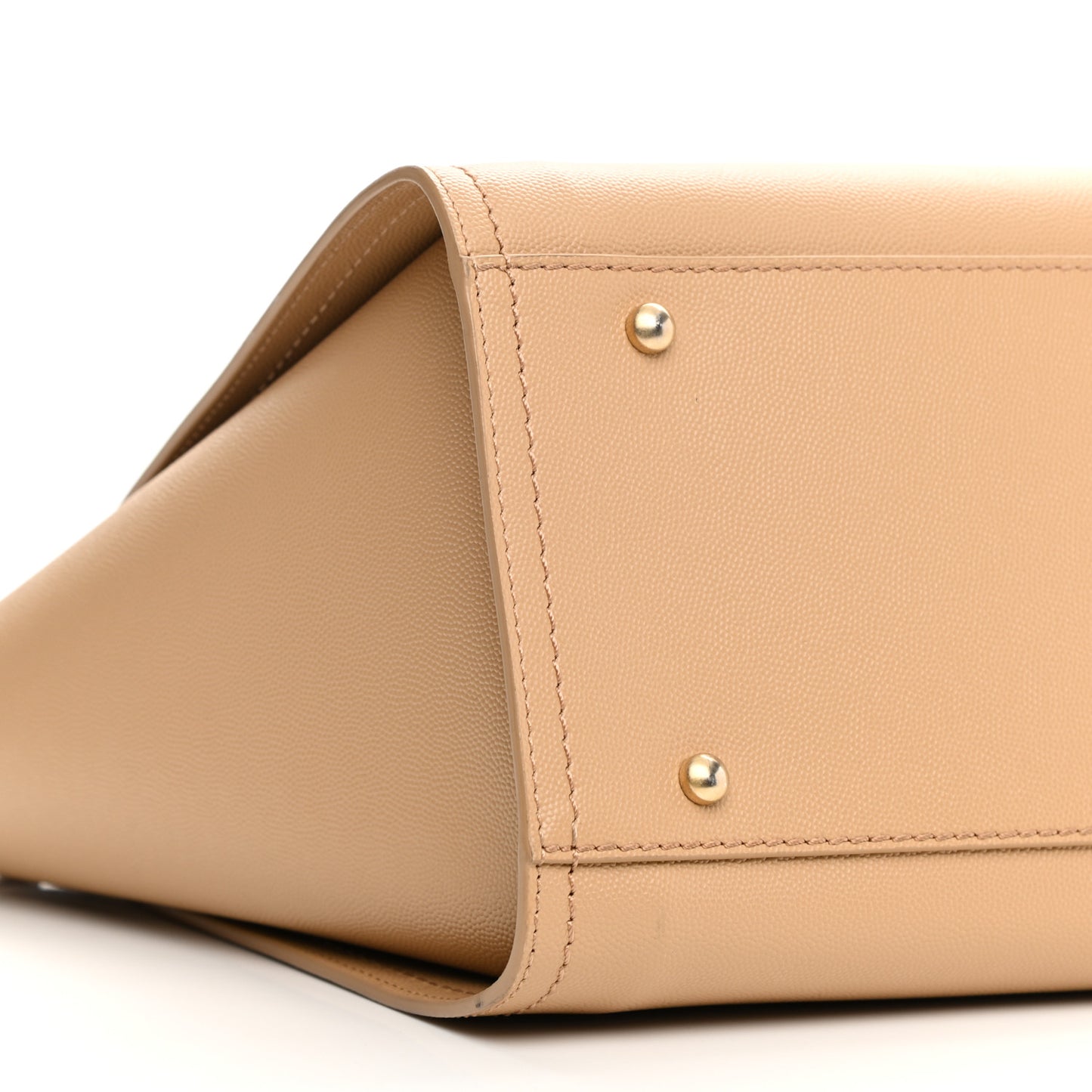 Caviar Small Studded Deauville Tote Beige