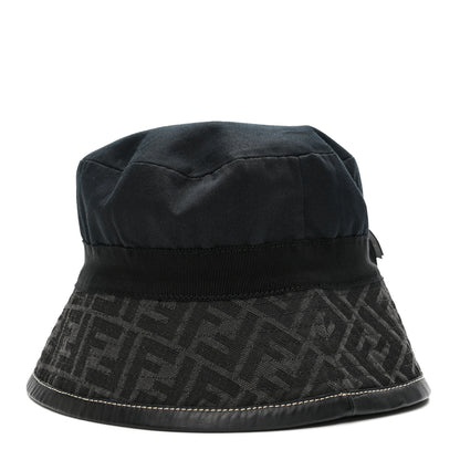 Fendi Fabric Jacquard FF Bucket Hat L Black 12 of 17