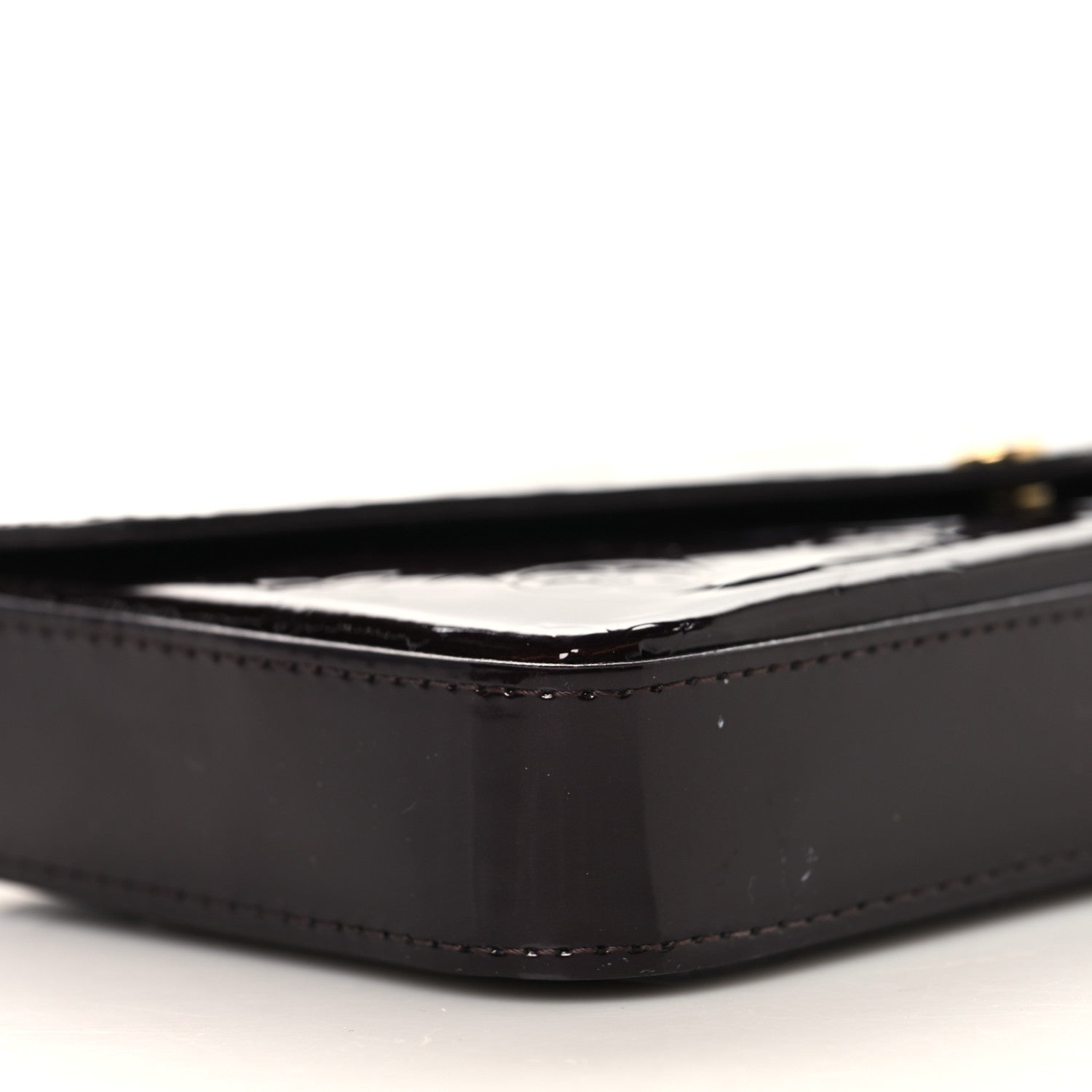 Louis Vuitton Vernis Pochette Felicie Chain Wallet Amarante 9 of 10