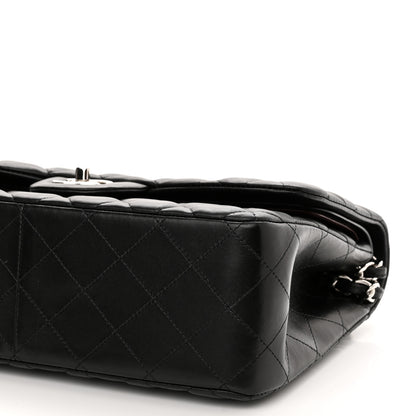 Chanel Lambskin Quilted Jumbo Double Flap Black 10 of 10
