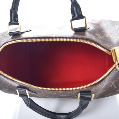 Louis Vuitton Monogram My World Tour Speedy Bandouliere 30 Black 6 of 8