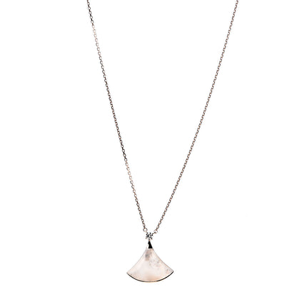 Bulgari 18K Rose Gold Diamond Mother of Pearl Divas' Dream Pendant Necklace 1 of 7