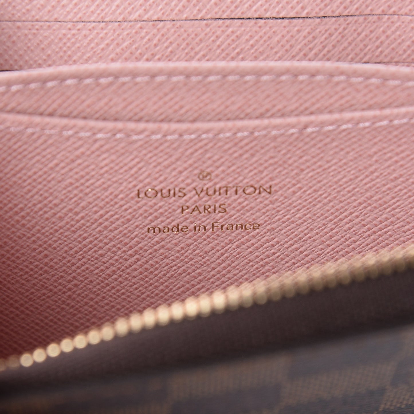 Damier Ebene Zippy Coin Purse Rose Ballerine