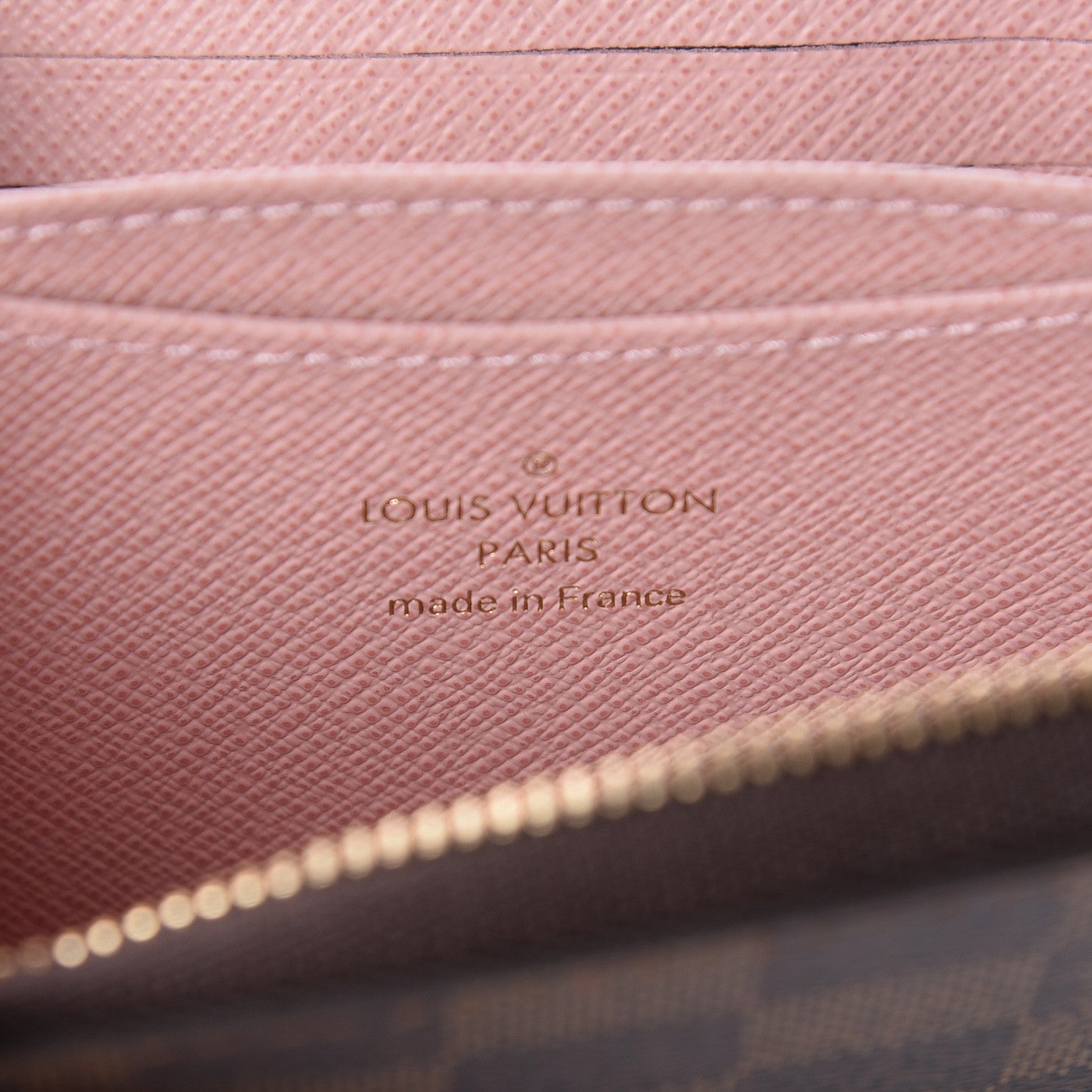 Louis Vuitton Damier Ebene Zippy Coin Purse Rose Ballerine 6 of 7