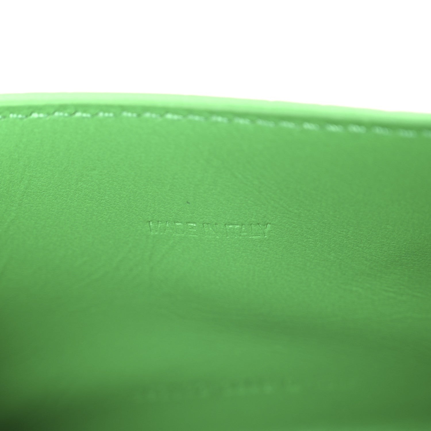 Balenciaga Shiny Calfskin Tonal B Crocodile Embossed Hourglass Top Handle Bag XS Vivid Green 7 of 11