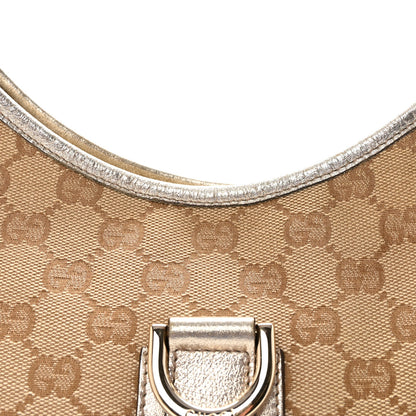 Gucci Monogram Medium Abbey D Ring Hobo Off White 8 of 10