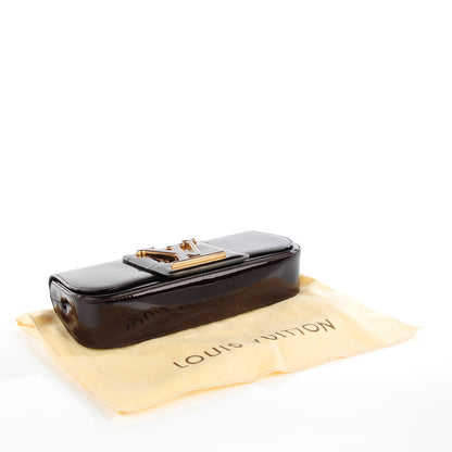 Louis Vuitton Patent Sobe Clutch Amarante 4 of 7