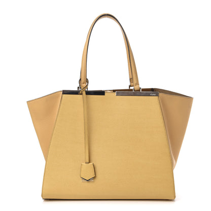 Fendi Vitello Elite Flamingo Large 3Jours Tote Giallo Alchemy 1 of 10