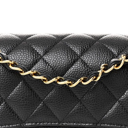 Chanel Caviar Quilted Small Double Flap Black 8 of 11