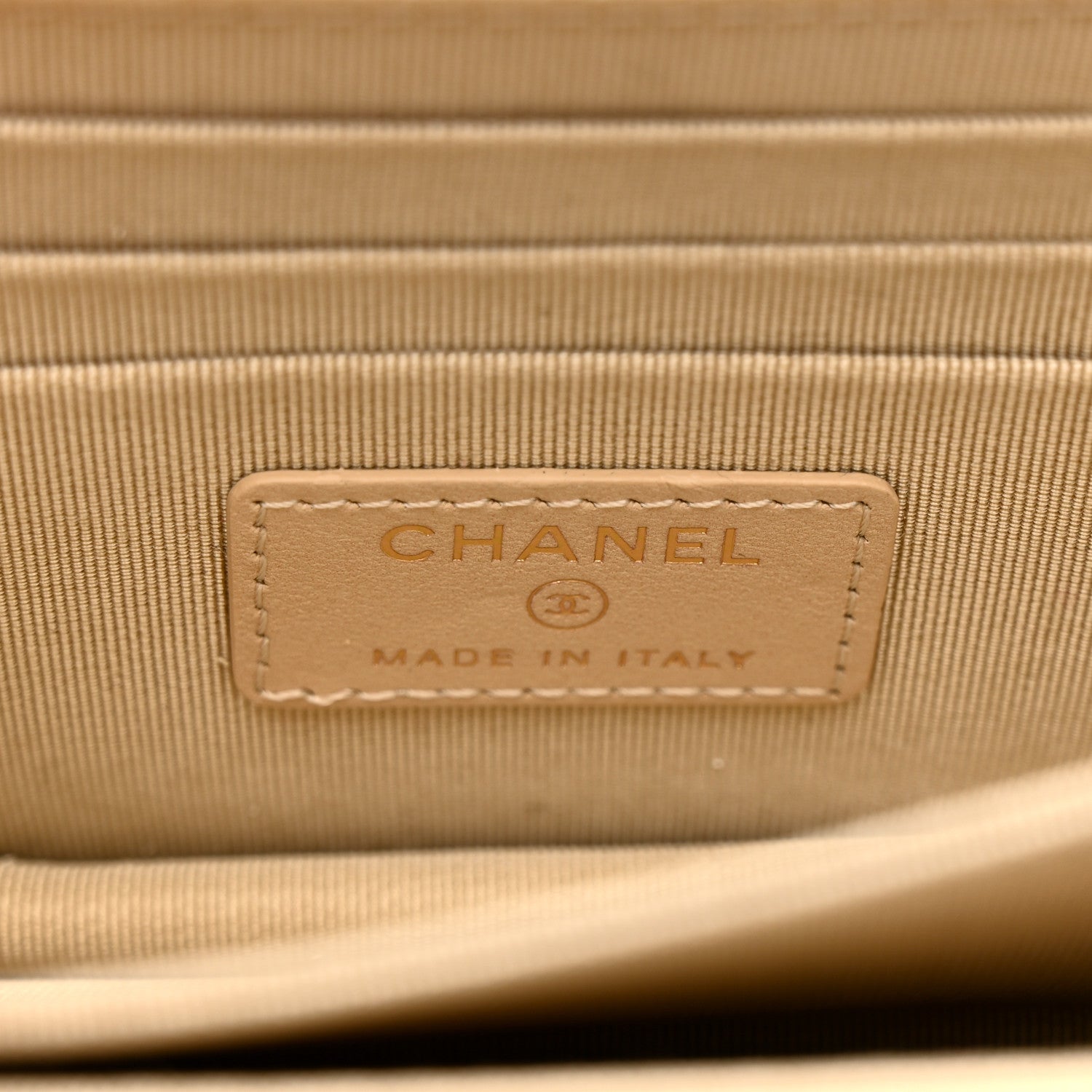 Chanel Metallic Lambskin Quilted Mini Wallet On Chain WOC Gold 7 of 12
