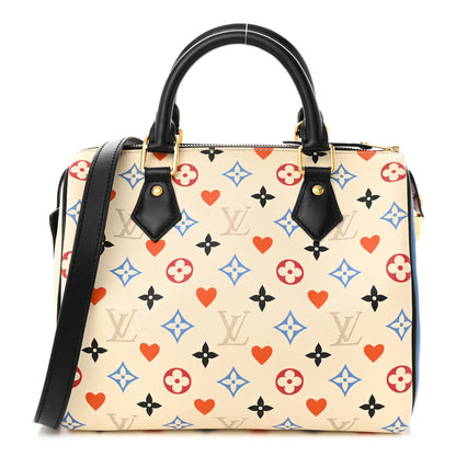 Louis Vuitton Game On Speedy Bandouliere 25 White 1 of 10