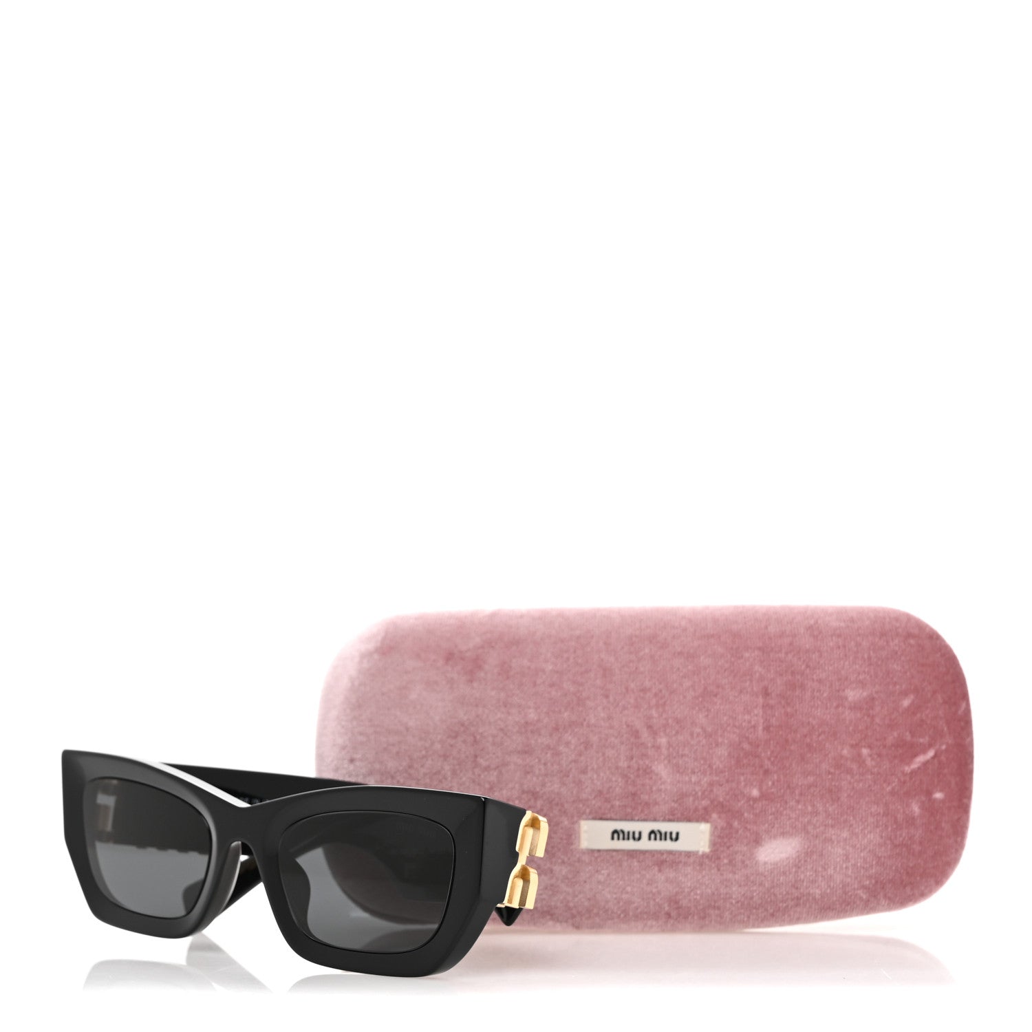Miu Miu Acetate Sunglasses SMU 09W Black 8 of 8