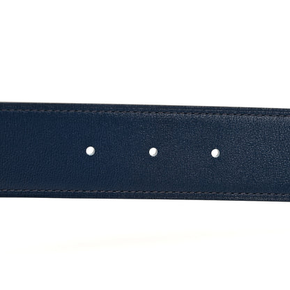 Hermes Box Togo 38mm Belt Strap 110 44 Bleu Saphir Etain 4 of 7