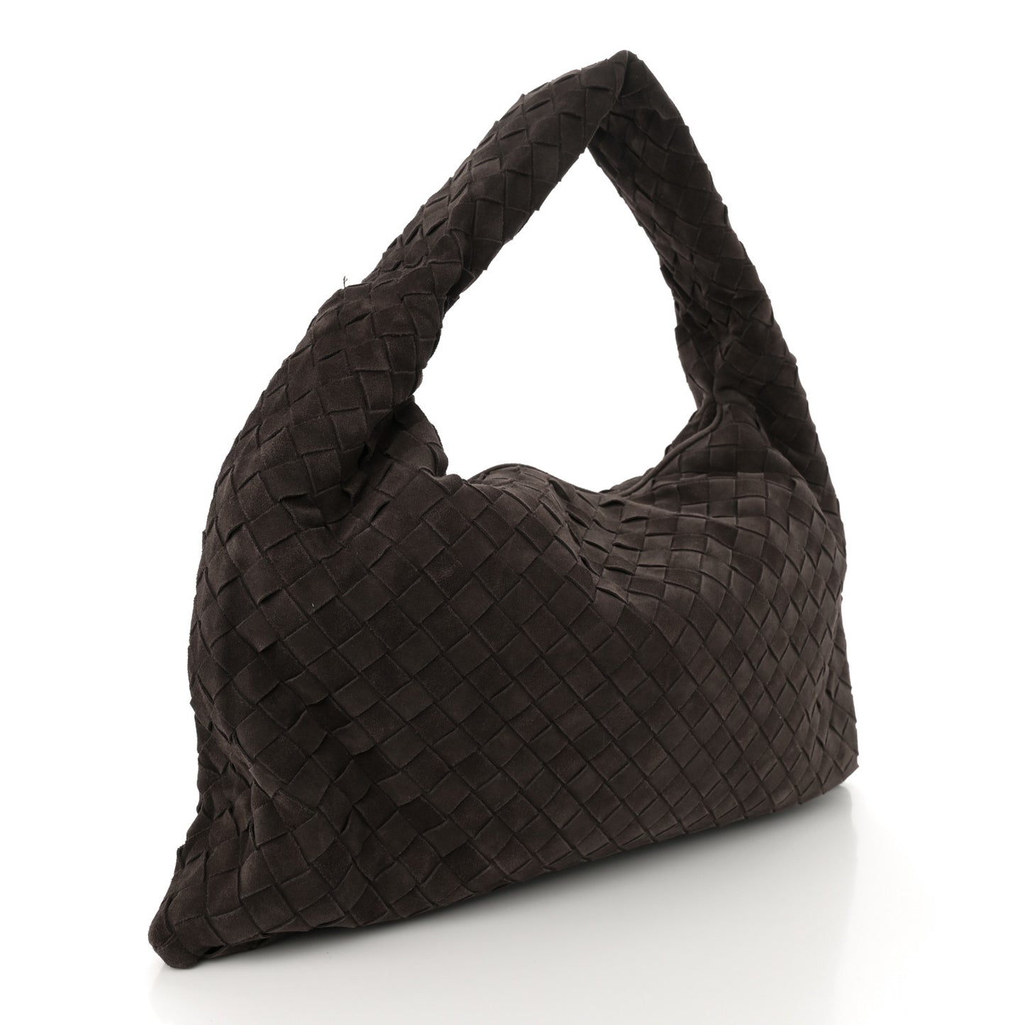 Suede Intrecciato Small Hop Fondant