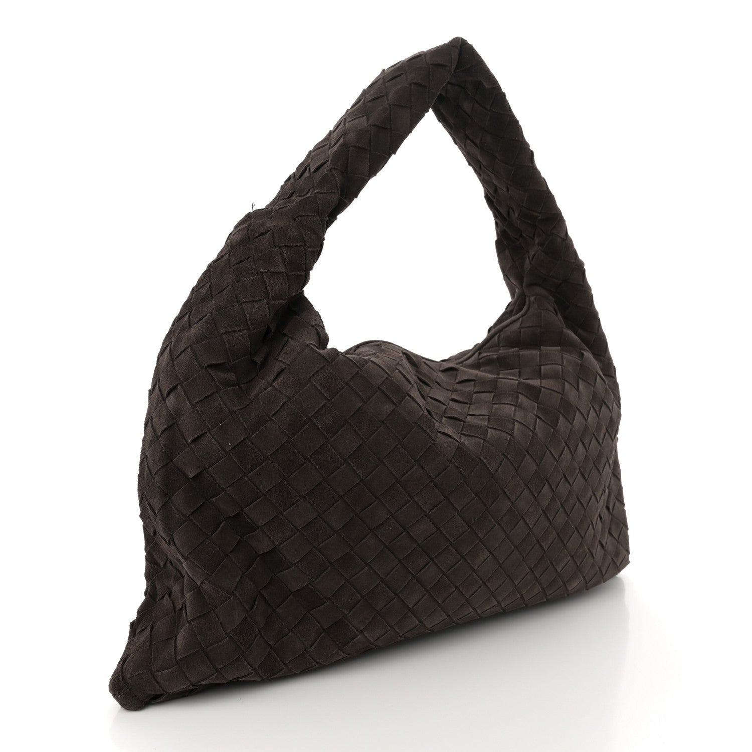 Bottega Veneta Suede Intrecciato Small Hop Fondant 3 of 12