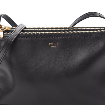 Celine Lambskin Small Trio Crossbody Bag Black 8 of 10