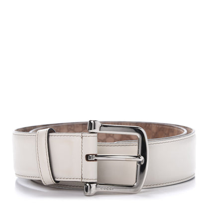 Gucci Calfskin Monogram Belt 95 38 White 1 of 7