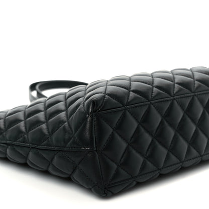 Versace Nappa Quilted Medusa Chain Shoulder Bag Black 9 of 10