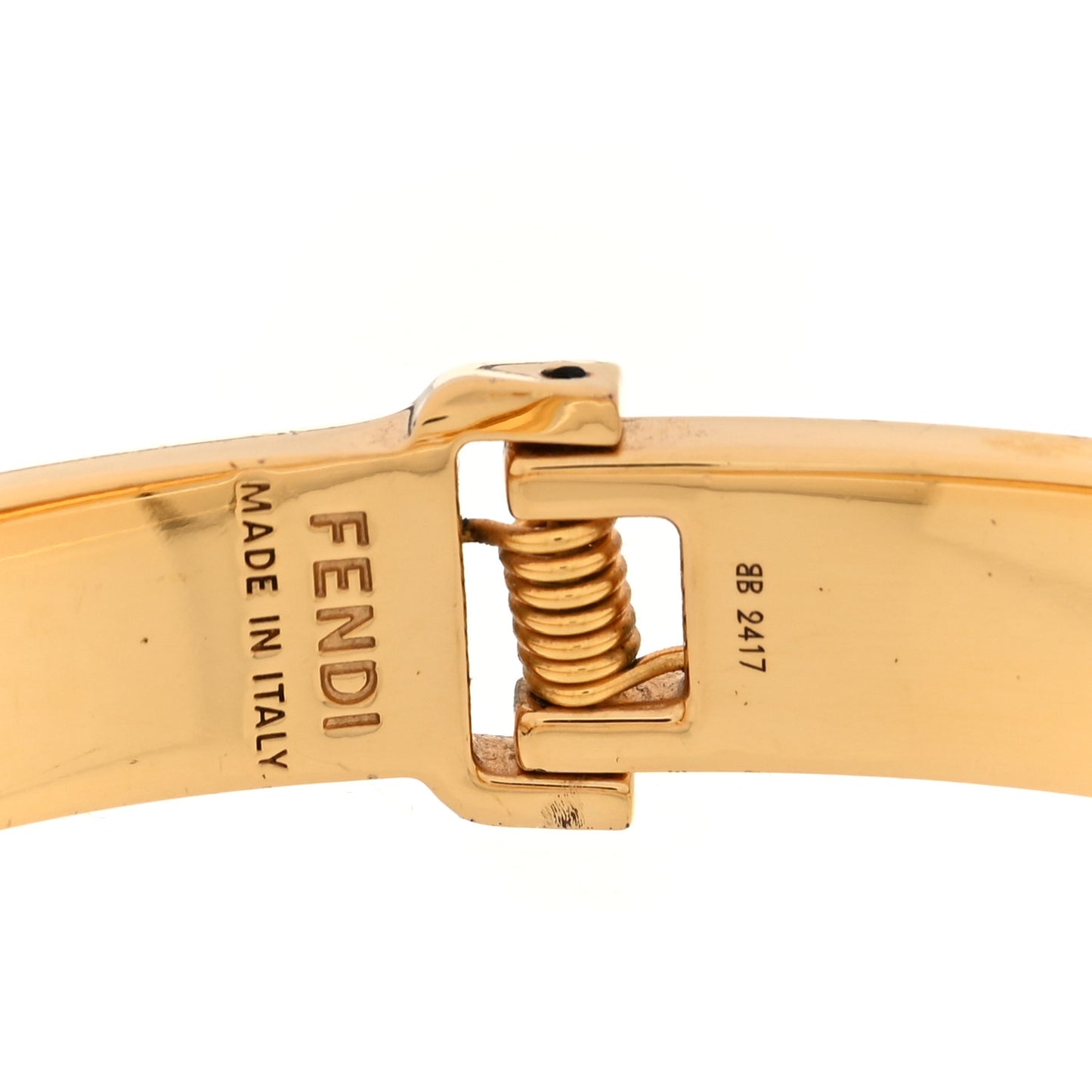 Brass Crystal FF Bracelet Gold