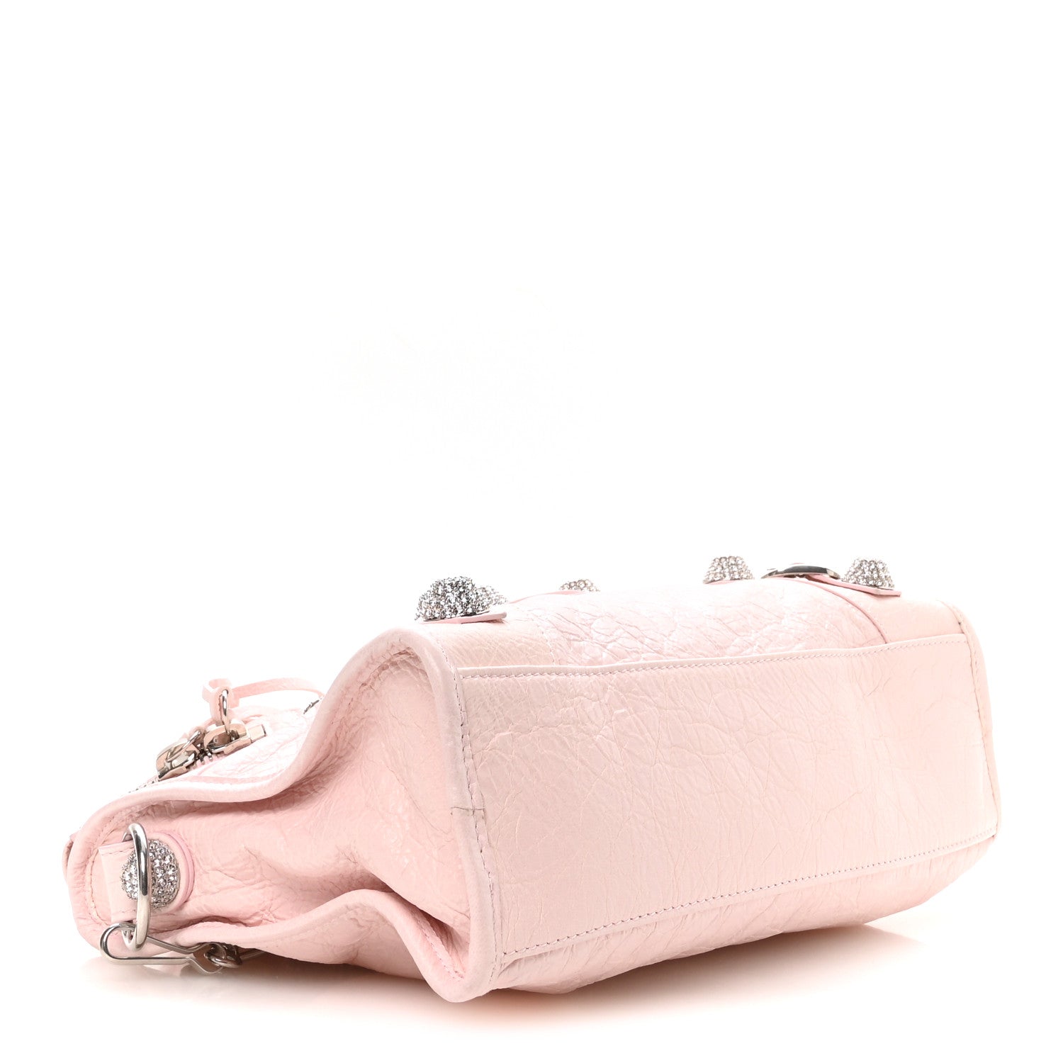 Balenciaga Agneau Arena Giant Rhinestone Hardware Small Le City Petal Pink 4 of 11