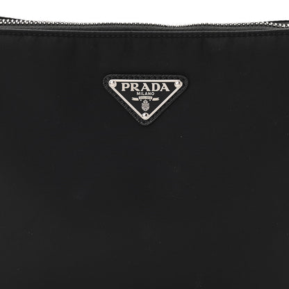Prada Re-Nylon Saffiano Pocket Zippered Shoulder Bag Black 8 of 11