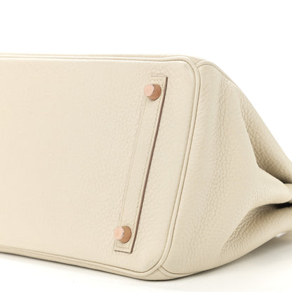 Hermes Taurillon Clemence Birkin 30 Nata 10 of 14