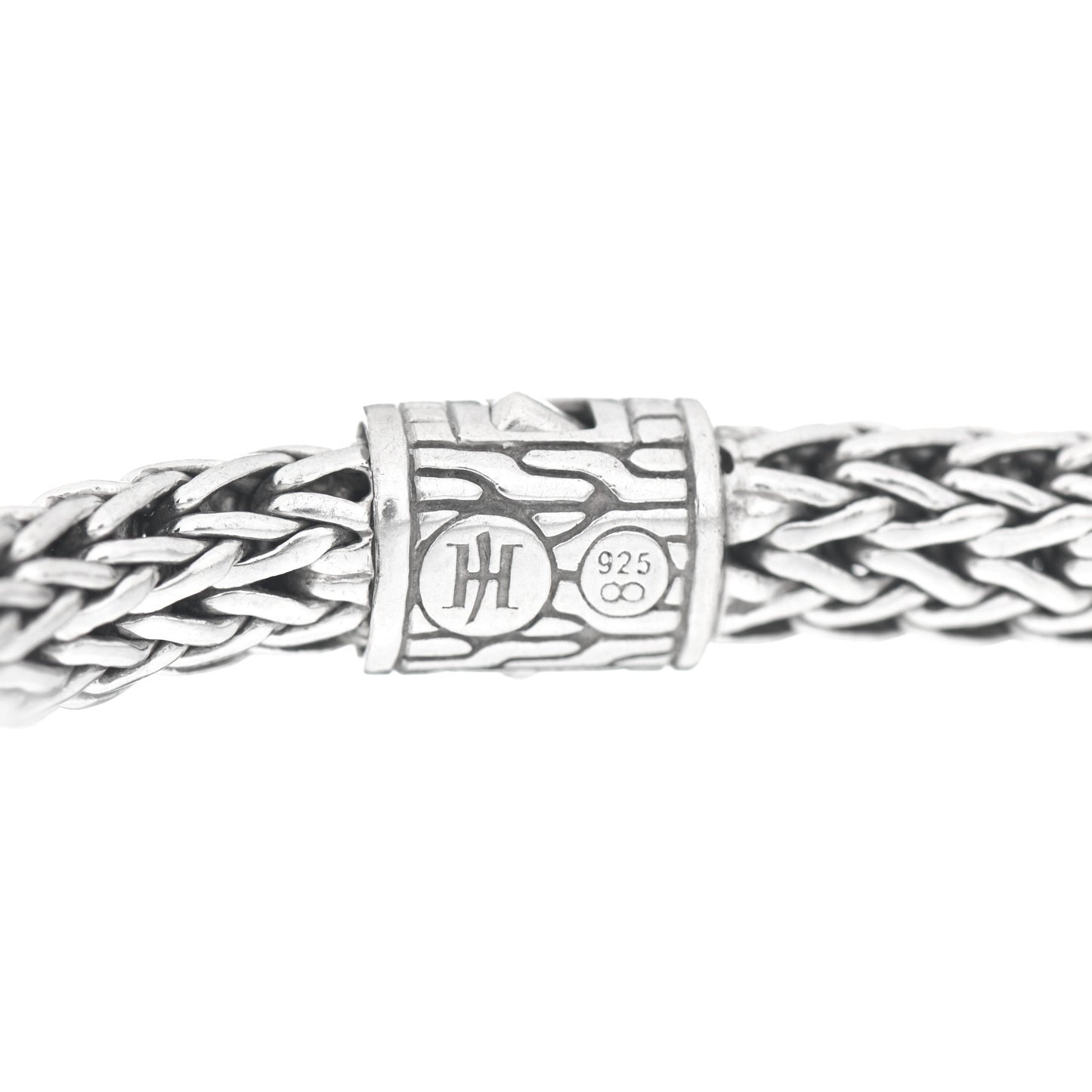 Sterling Silver Diamond 6.5mm Classic Chain Bracelet
