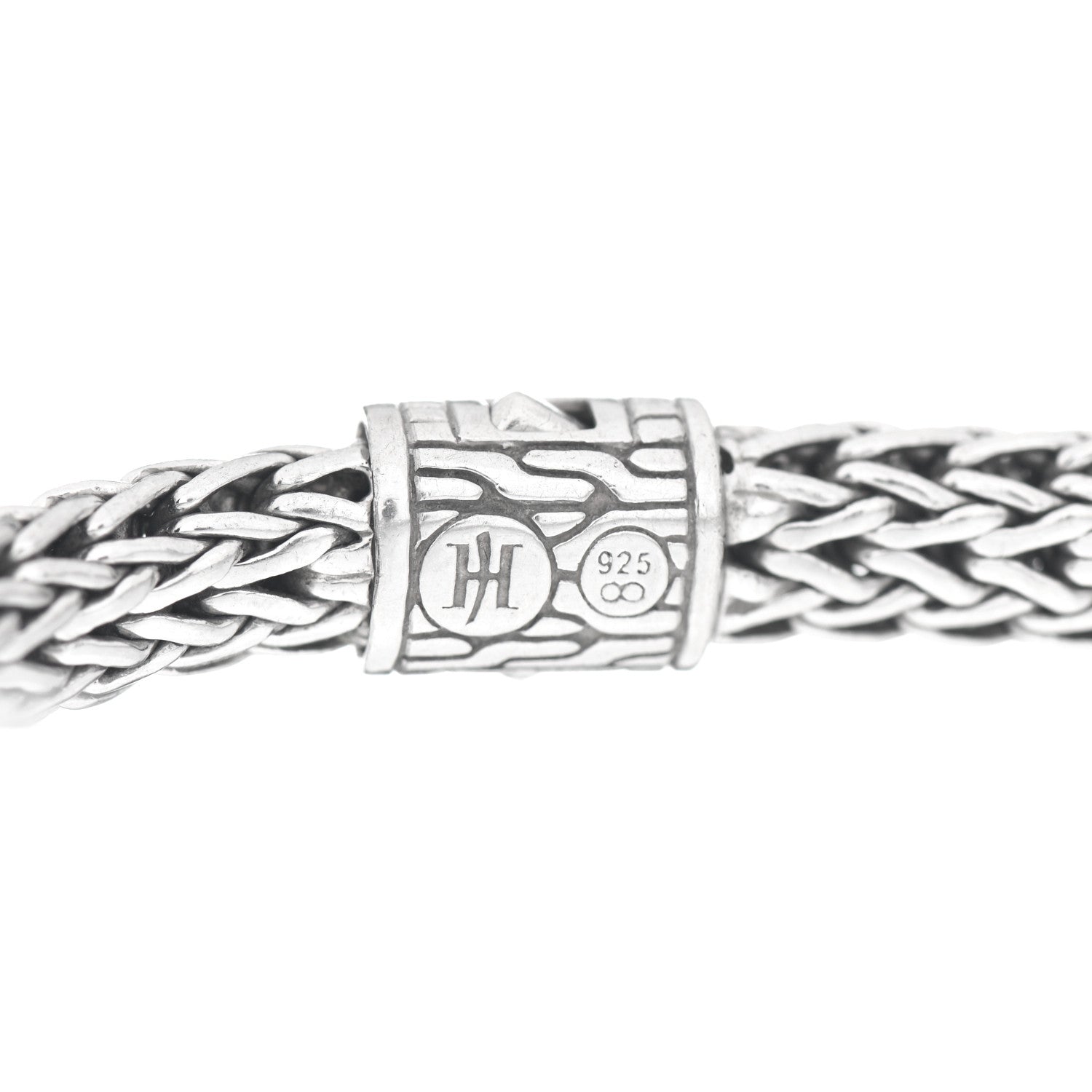 John Hardy Sterling Silver Diamond 6.5mm Classic Chain Bracelet 4 of 4