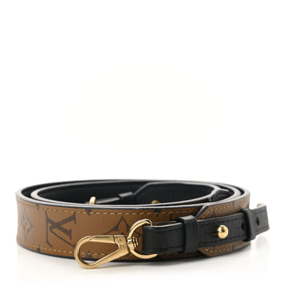 Louis Vuitton Reverse Monogram Bandouliere Shoulder Strap XL Black 1 of 4