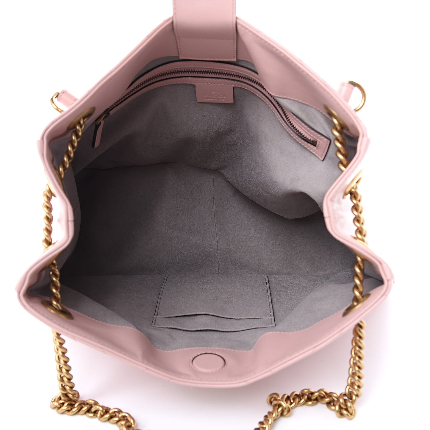Calfskin Matelasse Medium GG Marmont Shoulder Tote Bag Perfect Pink