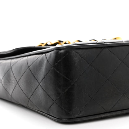 Chanel Lambskin Quilted XL Jumbo Single Flap Black 10 of 16