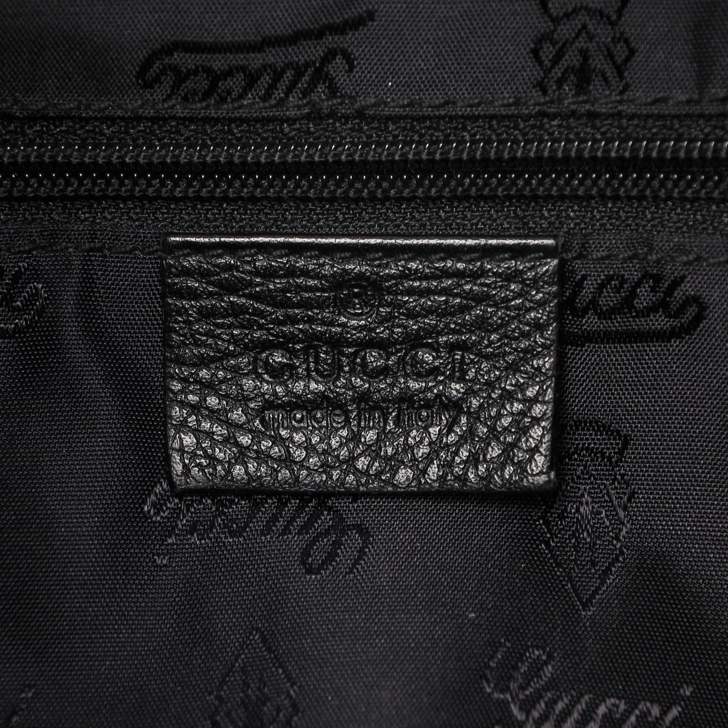 Guccissima Large New Ladies Web Hobo Black