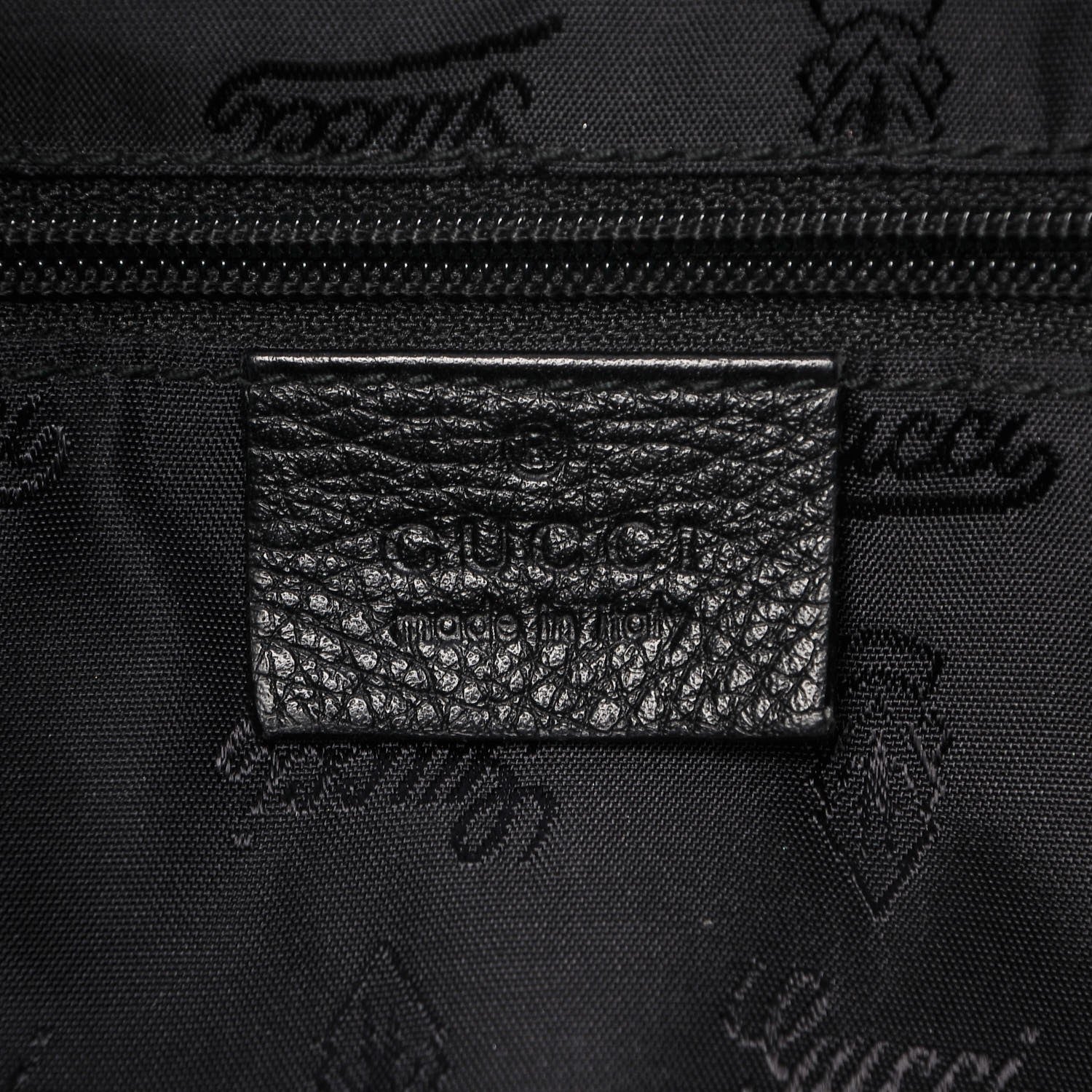 Gucci Guccissima Large New Ladies Web Hobo Black 6 of 9