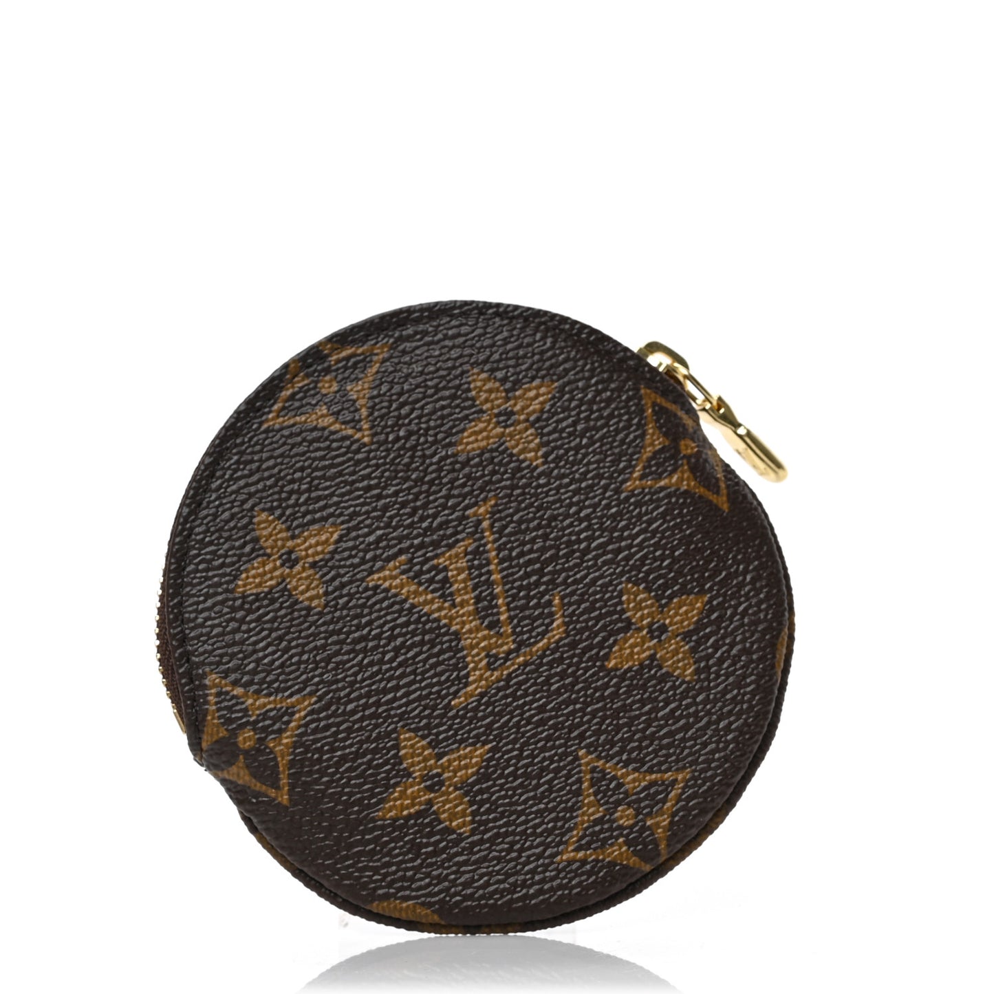 Monogram 2019 Christmas Animation Round Coin Purse Blue