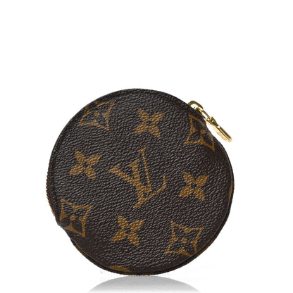 Louis Vuitton Monogram 2019 Christmas Animation Round Coin Purse Blue 3 of 6