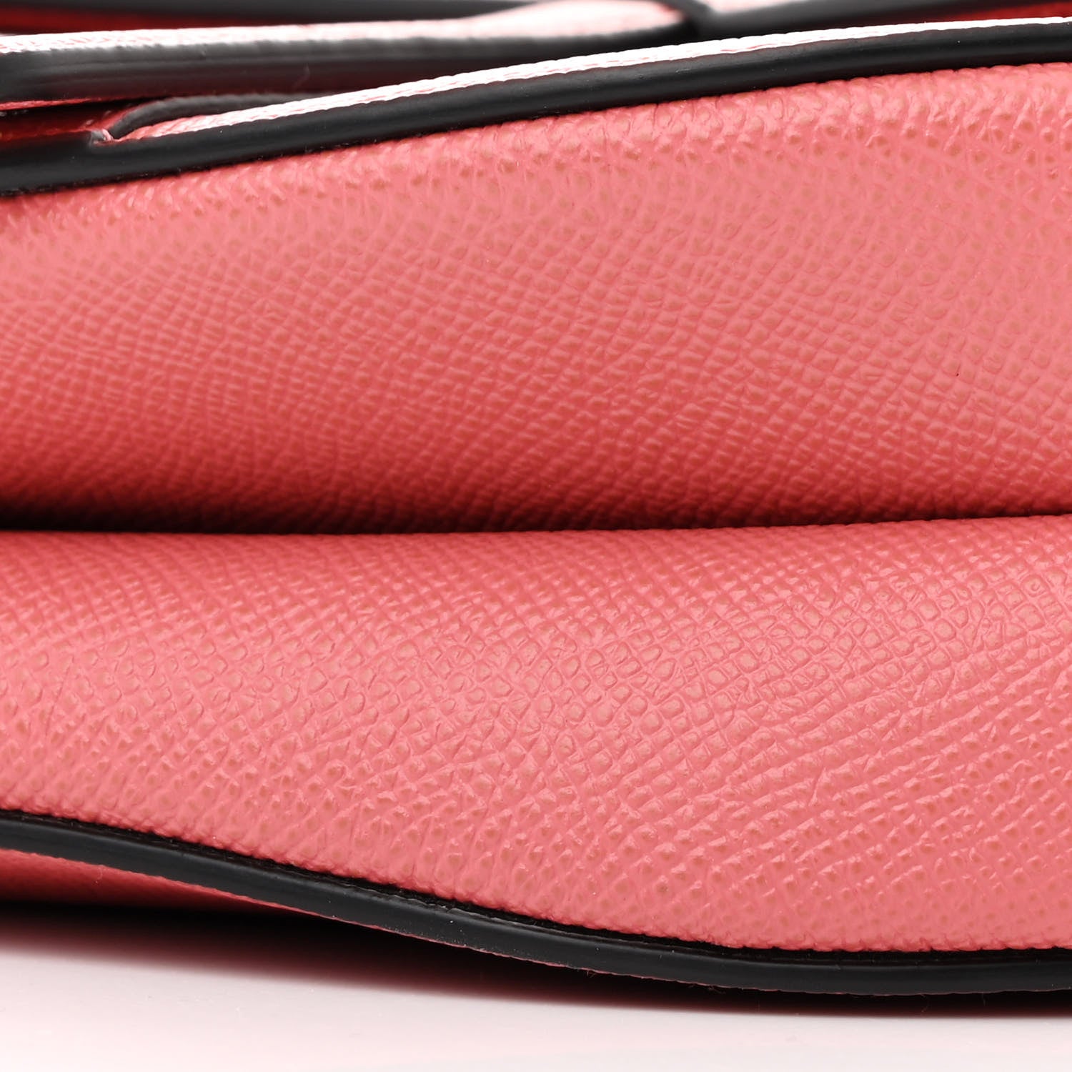 Christian Dior Grained Calfskin Saddle Bag Pink 10 of 10