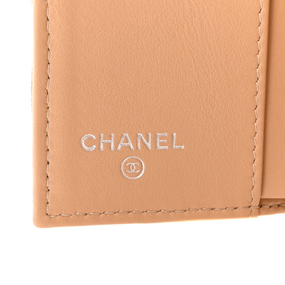Chanel Caviar Quilted Small Boy Flap Wallet Beige 6 of 9