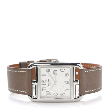 Hermes Stainless Steel Swift 29mm Cape Cod Quartz Watch Etoupe 2 of 5