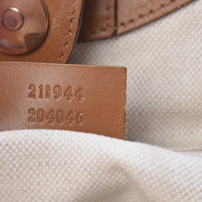 Gucci Denim Monogram Medium Sukey Tote Blue 7 of 20